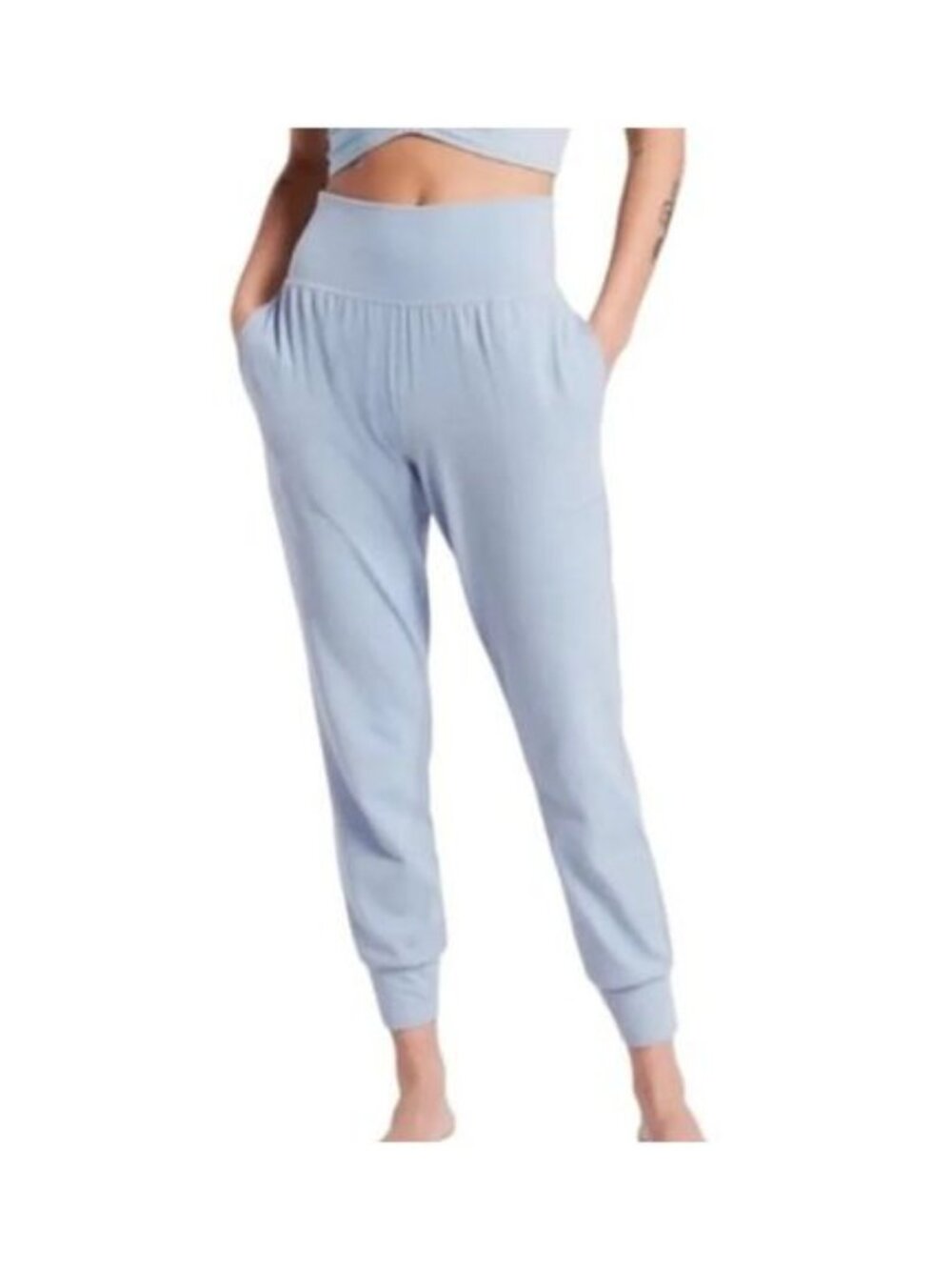 Athleta Salutation Joggers in Dusty Blue